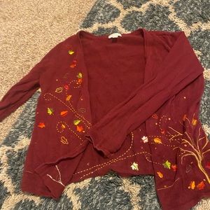 Fall cardigan, women’s small, lightly worn, perfect for fall time